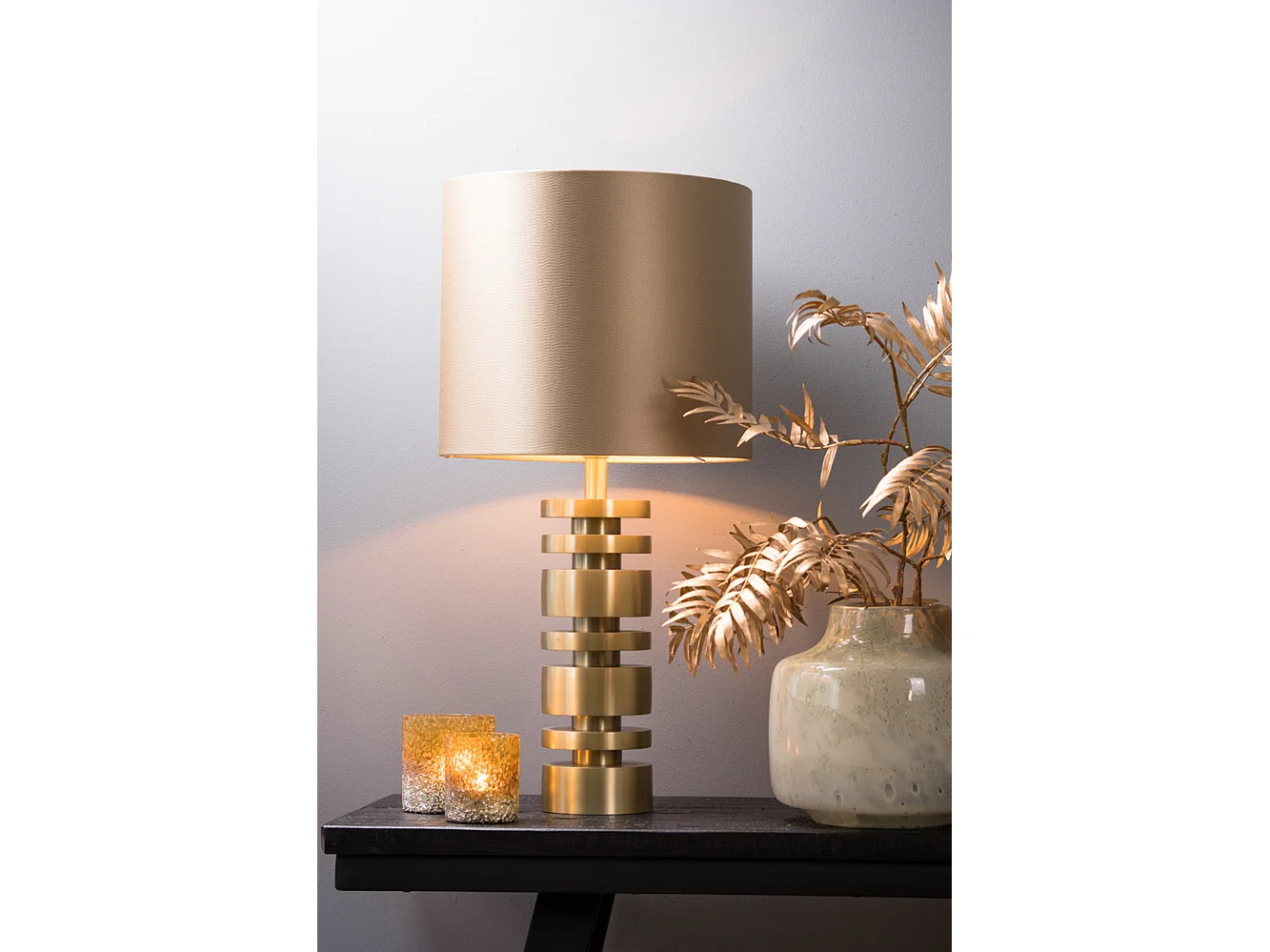 Lampenfuß DESLEY - Ø12,5x40cm - Gold