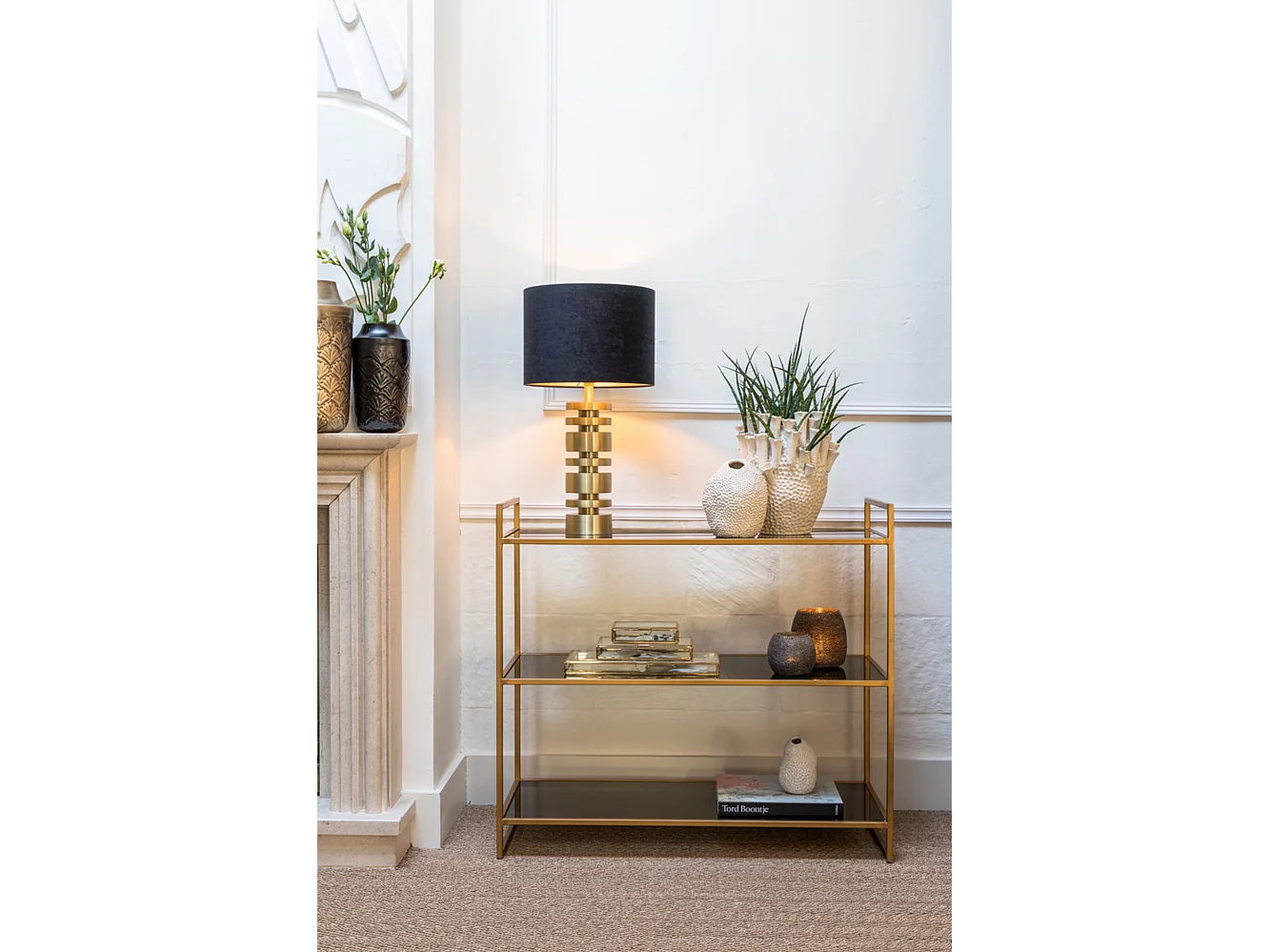 Lampenfuß DESLEY - Ø12,5x40cm - Gold