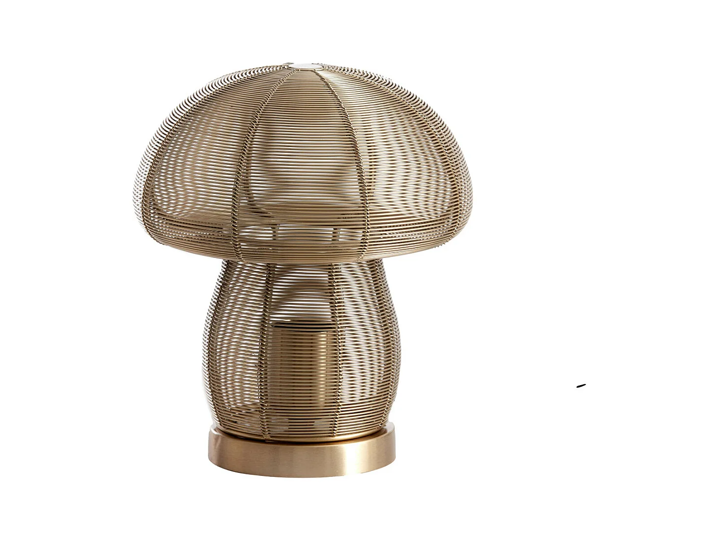 Lampe de table MUSHROOM - Ø20x24cm - Doré