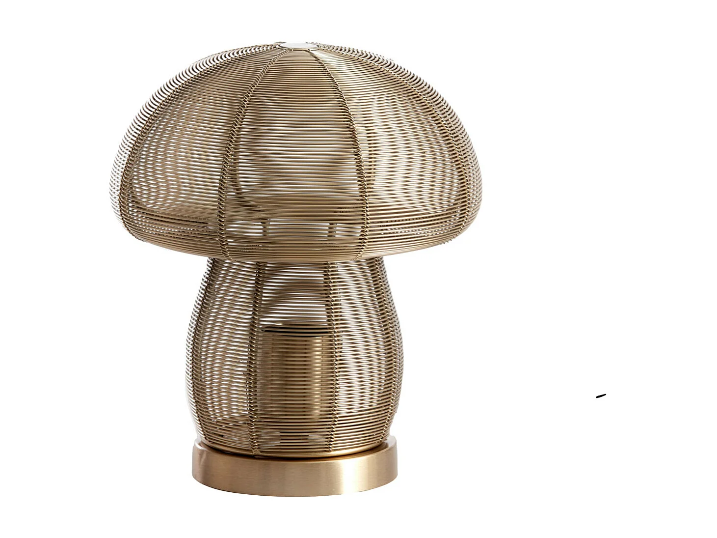 Lampe de table MUSHROOM - Ø20x24cm - Doré