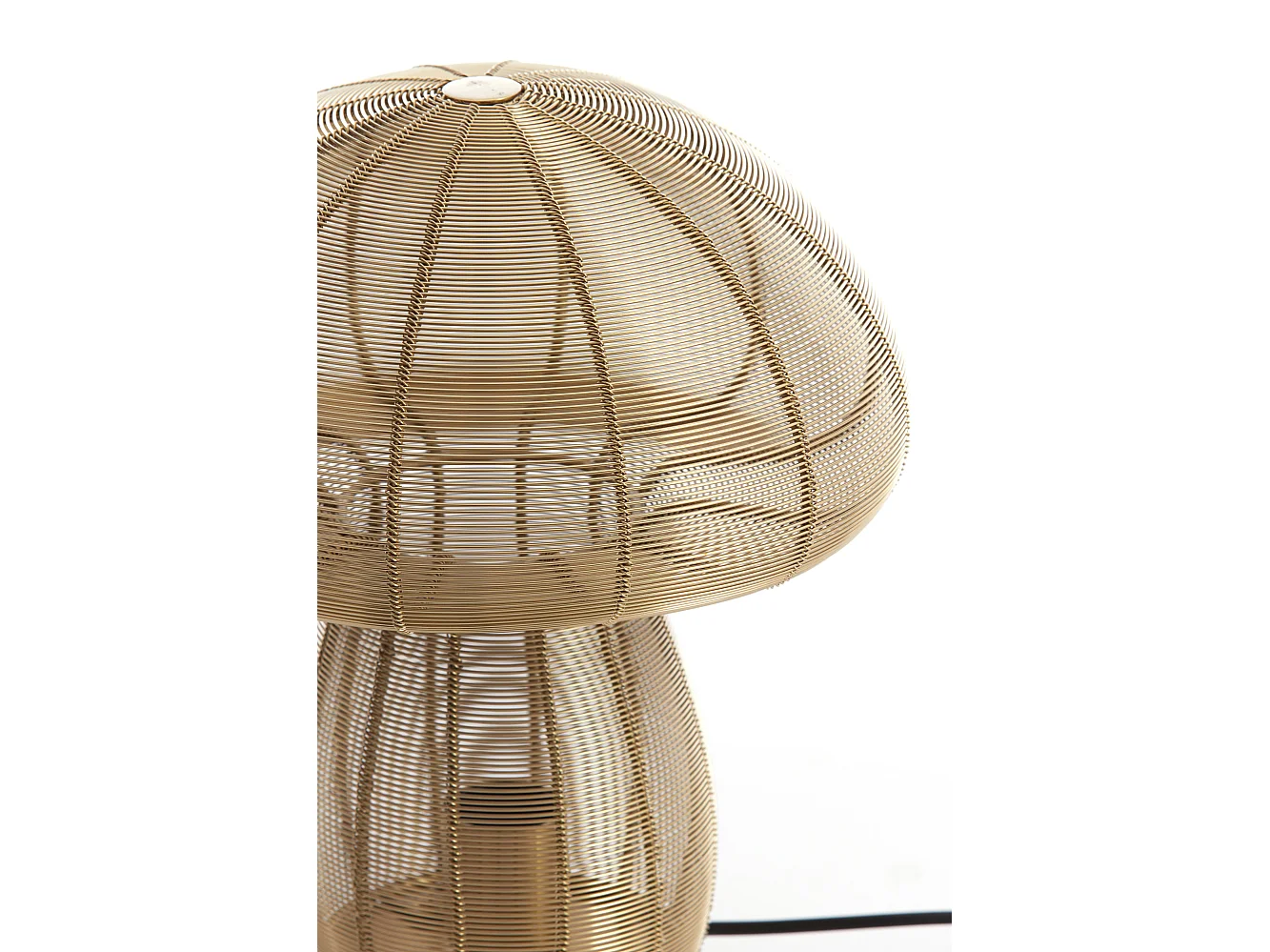 Lampe de table MUSHROOM - Ø20x24cm - Doré