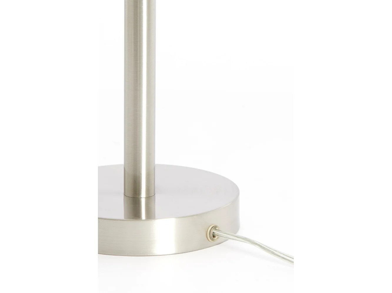 Pied de lampe WASHINGTON - Ø12x26cm - Argent