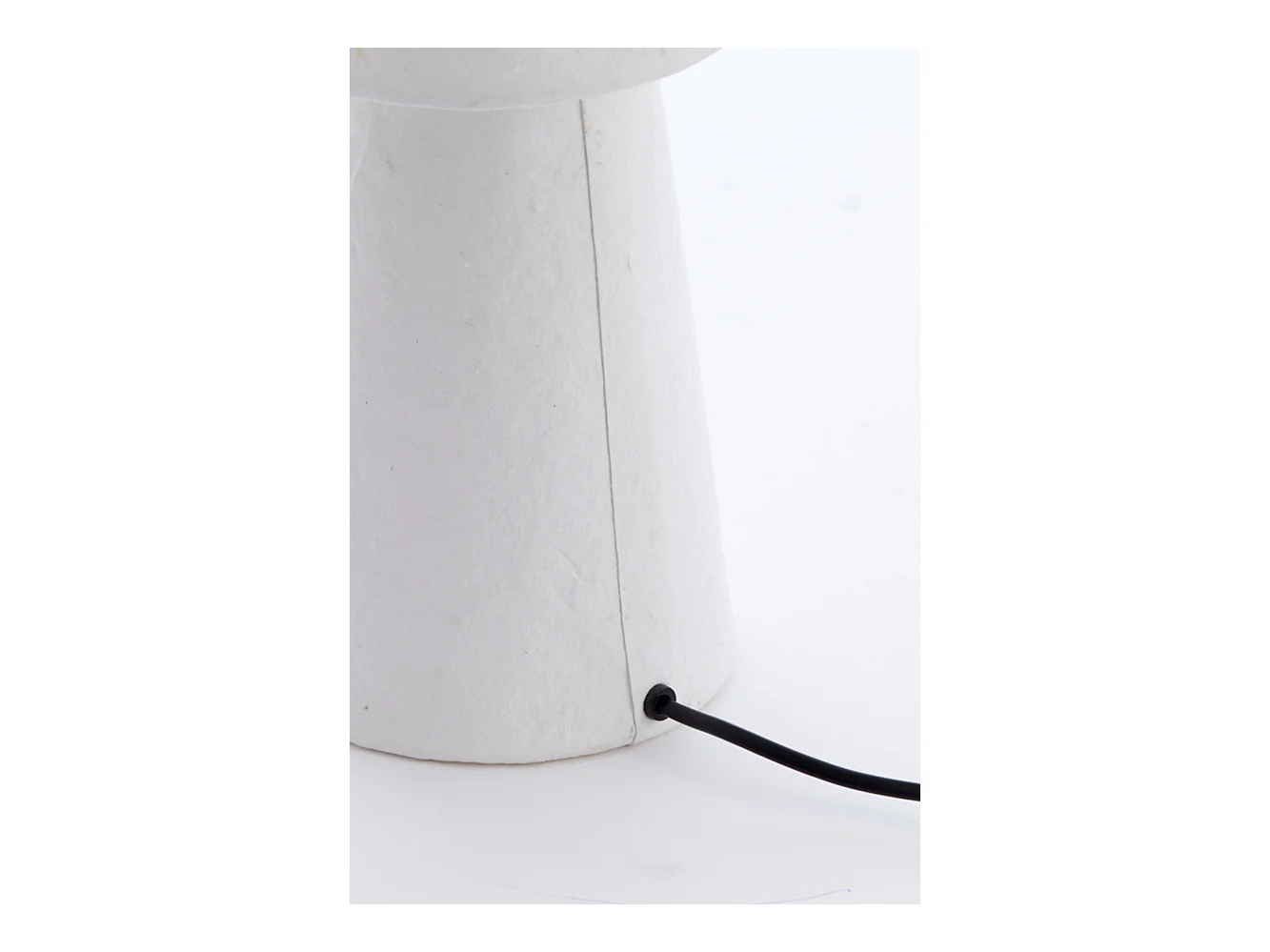 Lampe de table RAENI - Ø16x46,5cm - Blanc