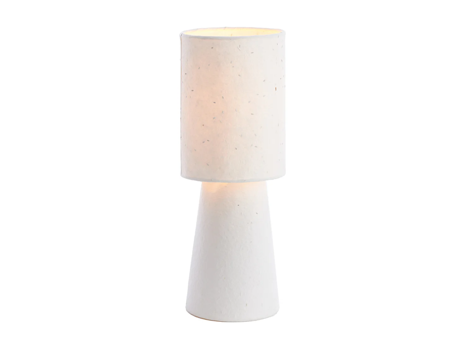 Lampe de table RAENI - Ø16x46,5cm - Blanc