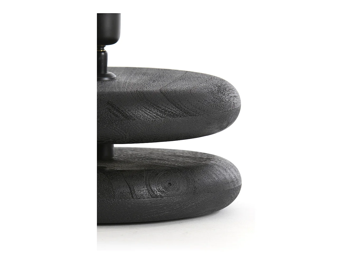 Pied de lampe EBOLI - Ø25x9cm - Noir