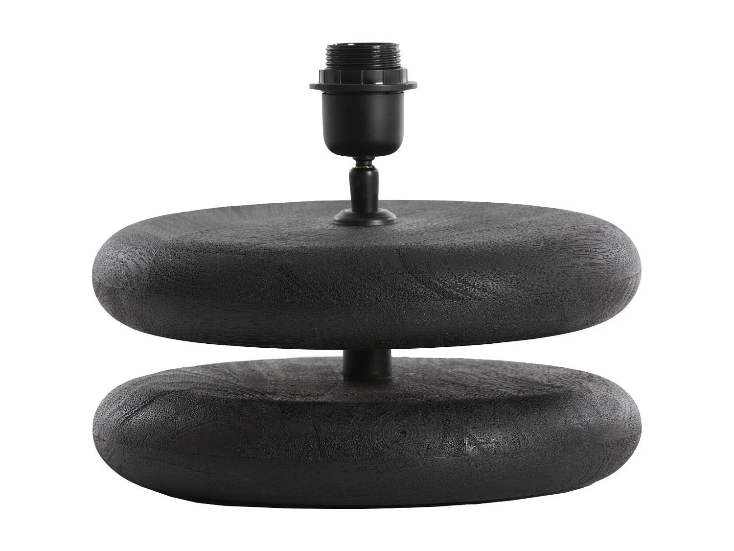 Lampvoet EBOLI - Ø25x9cm - Zwart