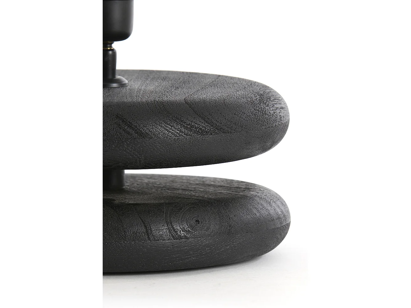 Lampvoet EBOLI - Ø25x9cm - Zwart