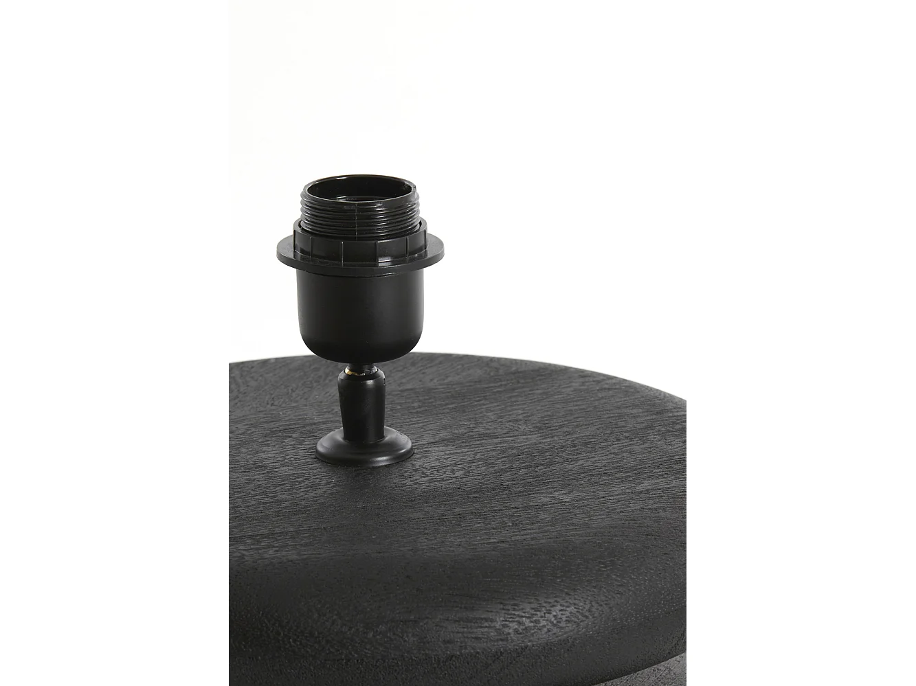 Lampvoet EBOLI - Ø25x9cm - Zwart