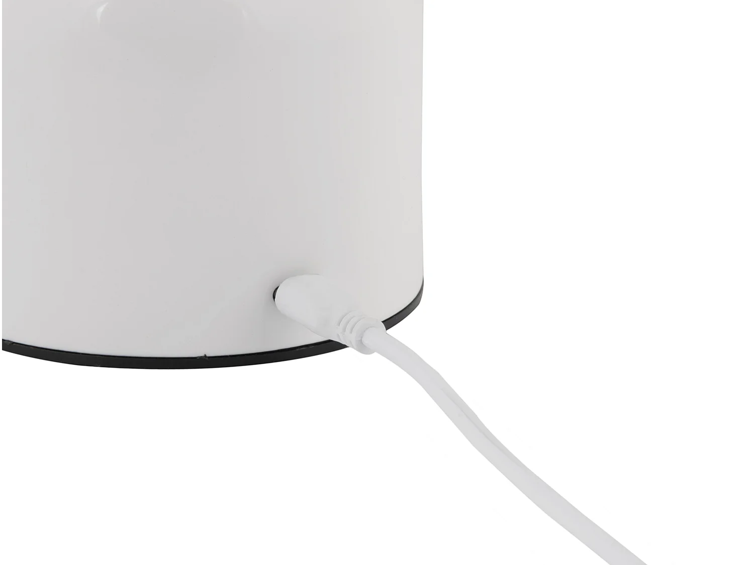 Lampe de table Impetu LED - Plaqué blanc