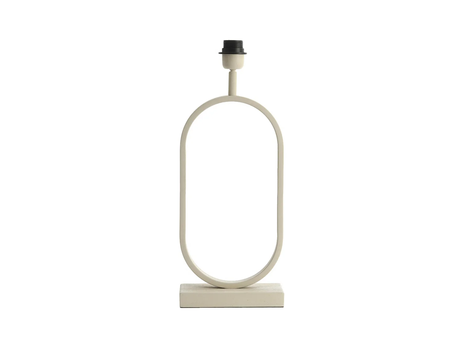 Pied de lampe JAMIRI - 20x10x45cm - Blanc
