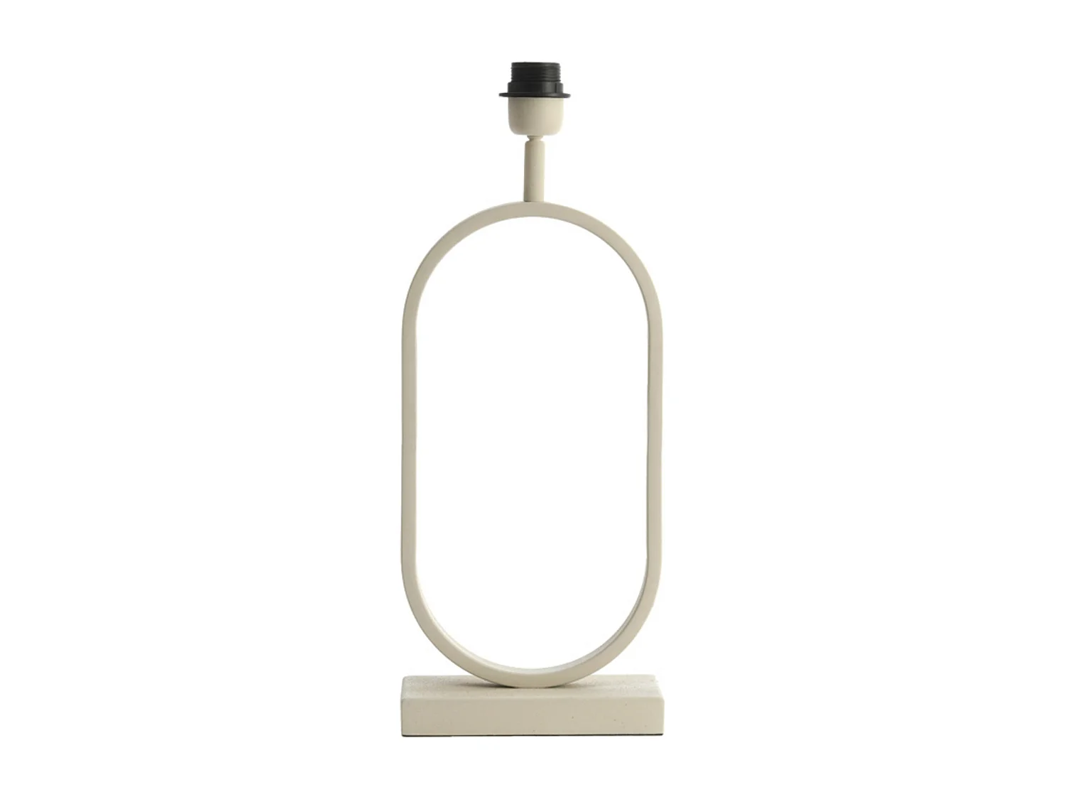 Pied de lampe JAMIRI - 20x10x45cm - Blanc