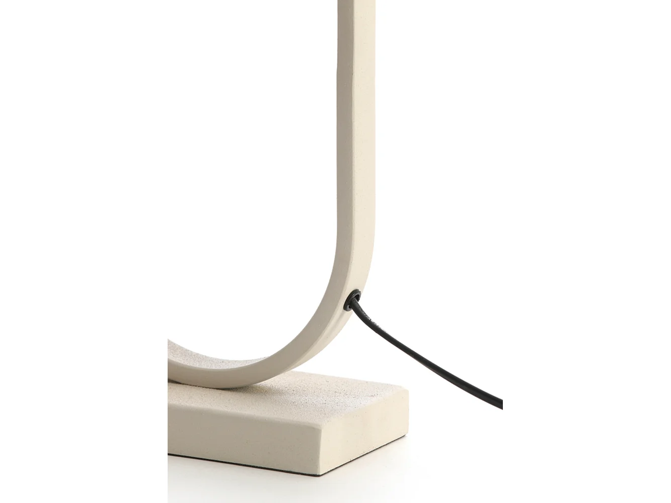 Pied de lampe JAMIRI - 20x10x45cm - Blanc