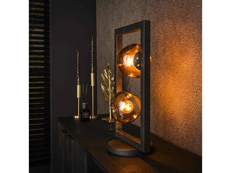 Lampe de table 2L Stellar - Noir Artic