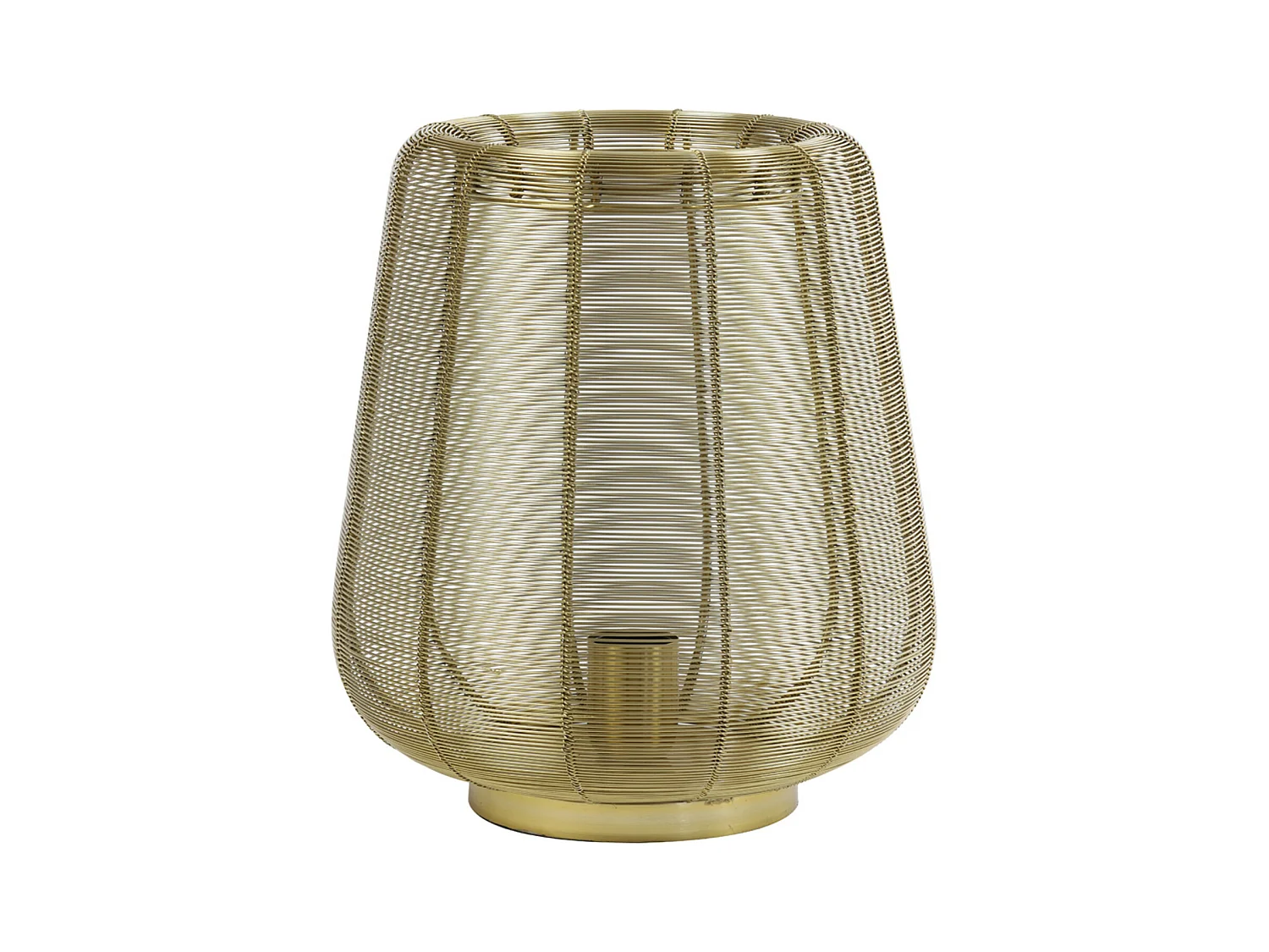 Lampe de table ADETA - Ø29x31,5cm - Doré