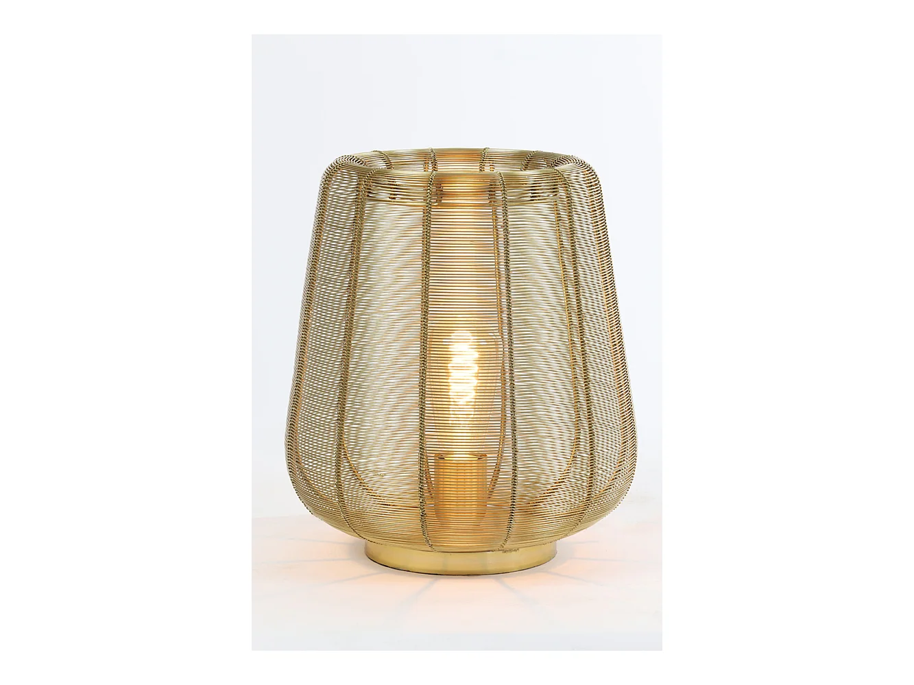 Lampe de table ADETA - Ø29x31,5cm - Doré