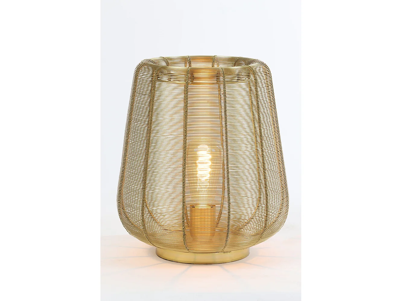 Lampe de table ADETA - Ø29x31,5cm - Doré