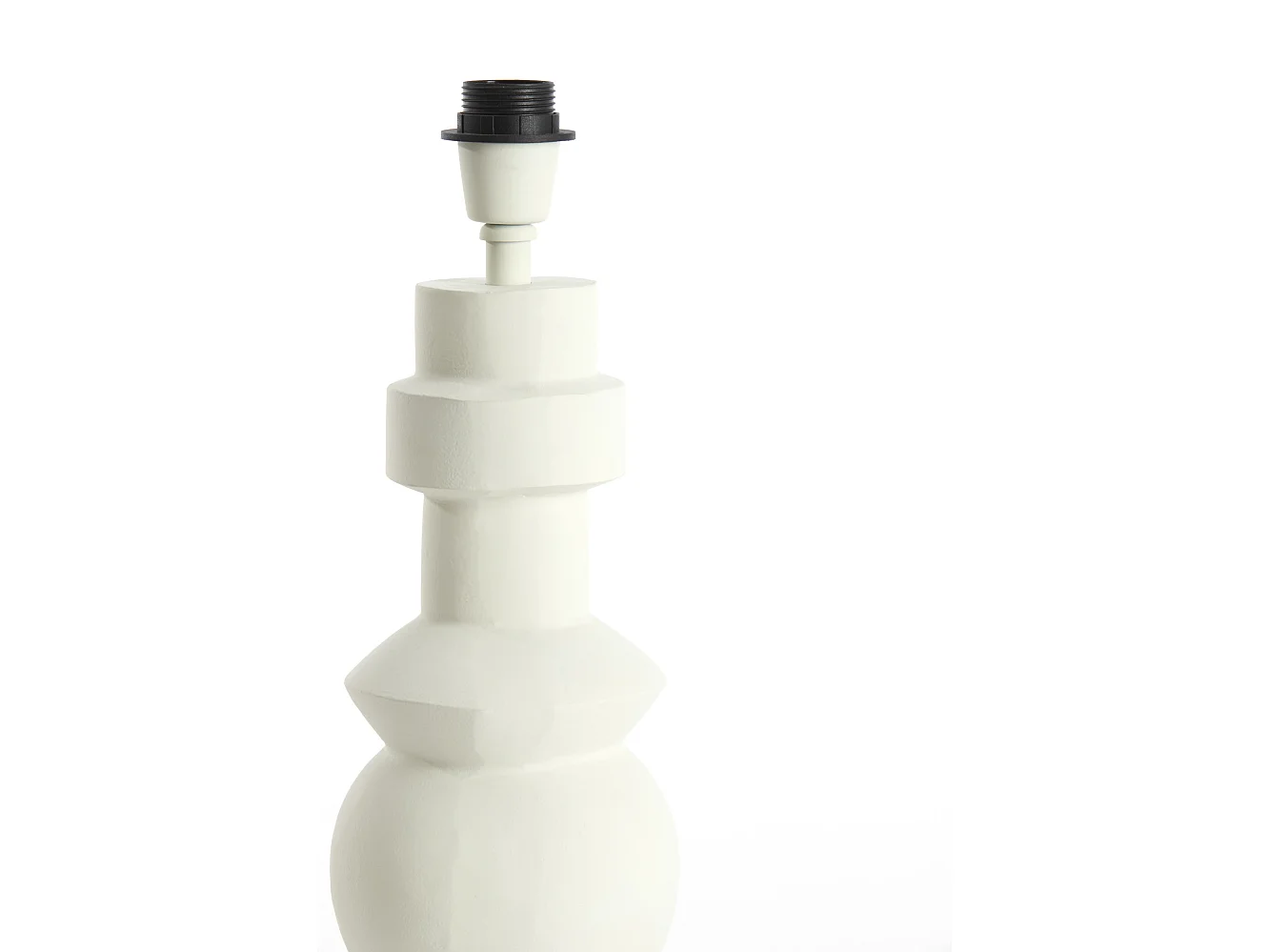 Pied de lampe ESINO - Ø15x38cm - Blanc