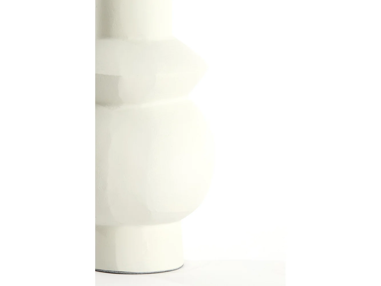 Pied de lampe ESINO - Ø15x38cm - Blanc