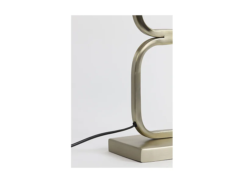 Pied de lampe LUTIKA - 23x11,5x46cm - Doré