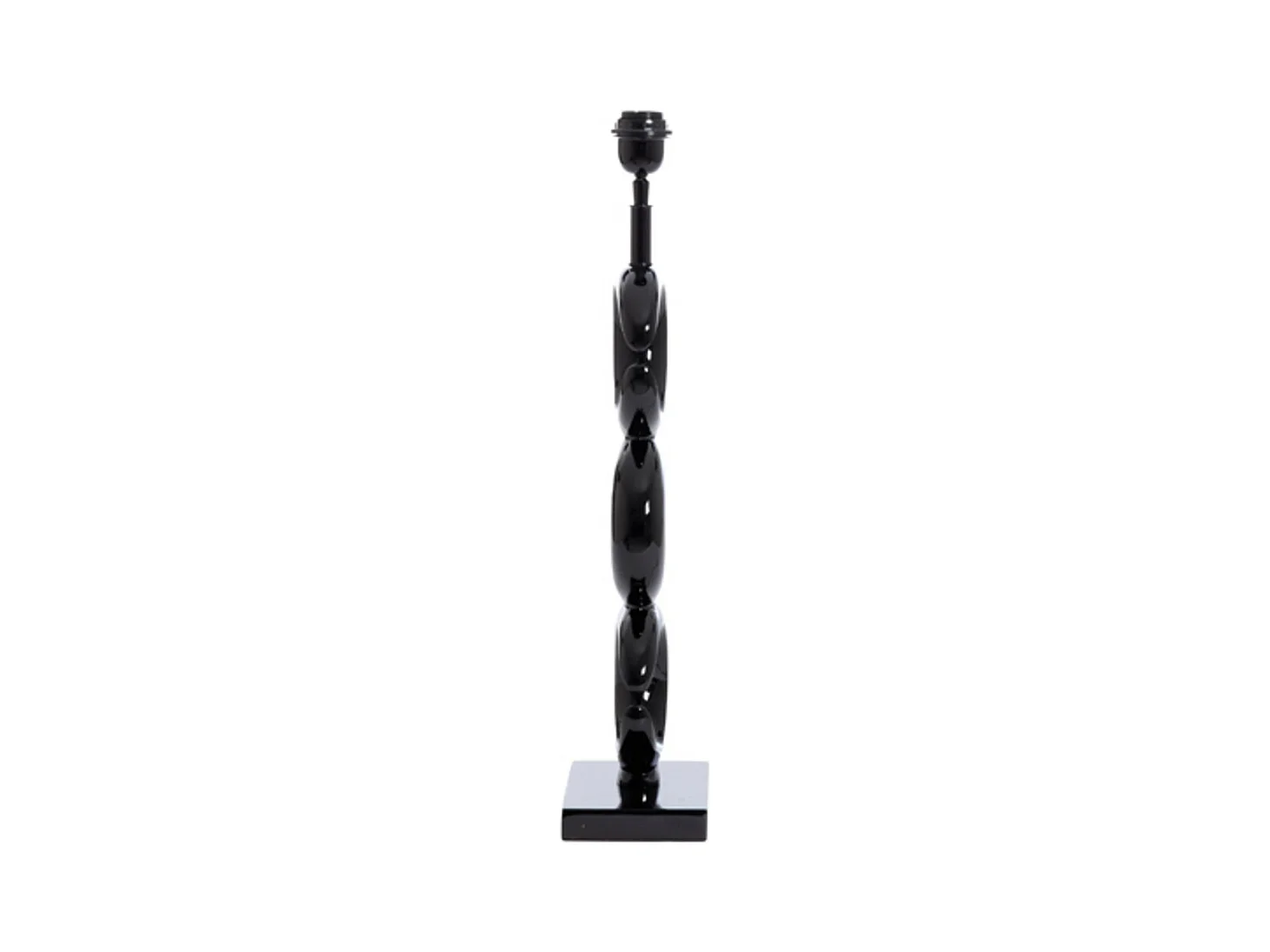 Pied de lampe MOON - 23x13x65cm - Noir