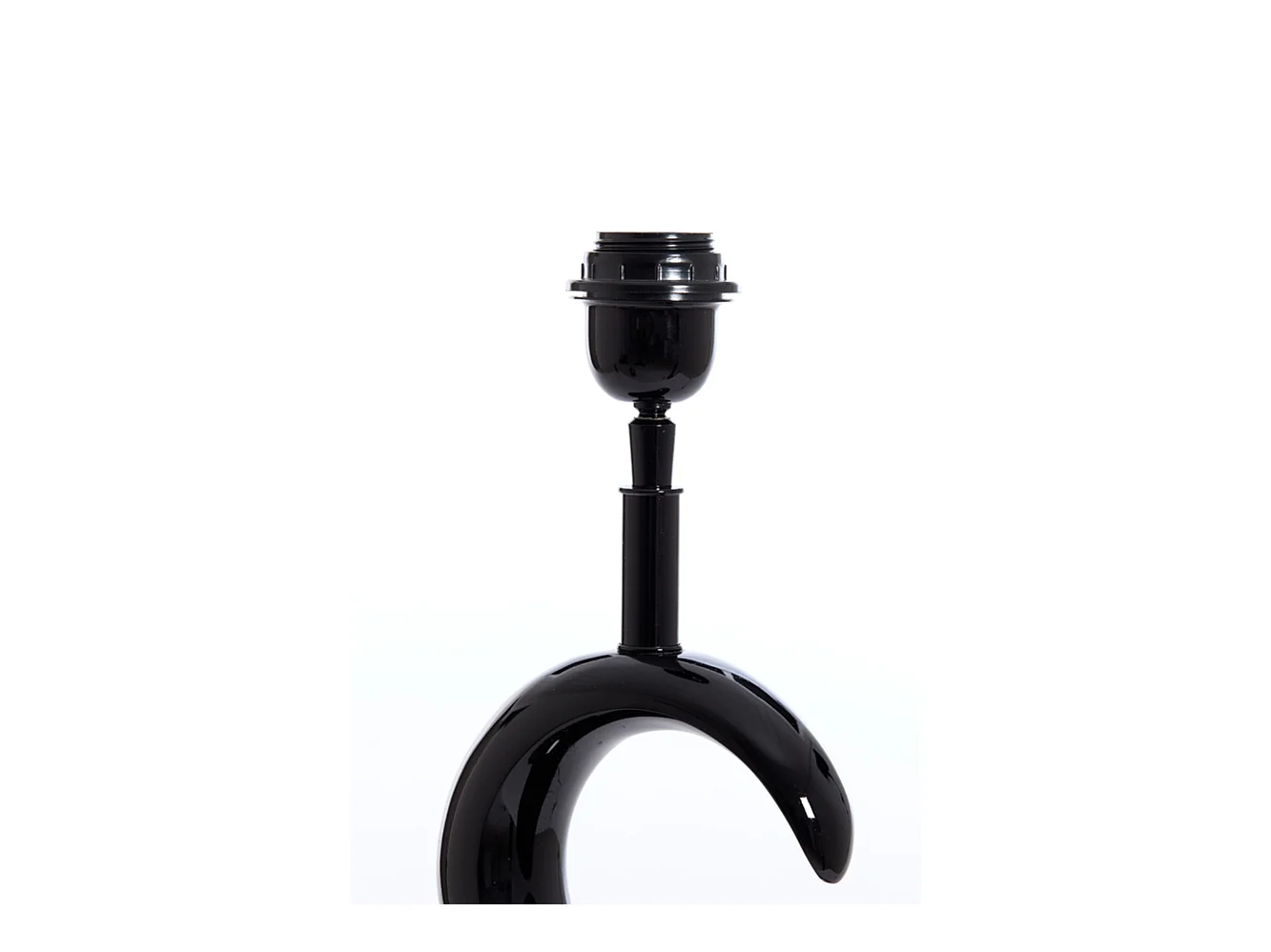 Pied de lampe MOON - 23x13x65cm - Noir