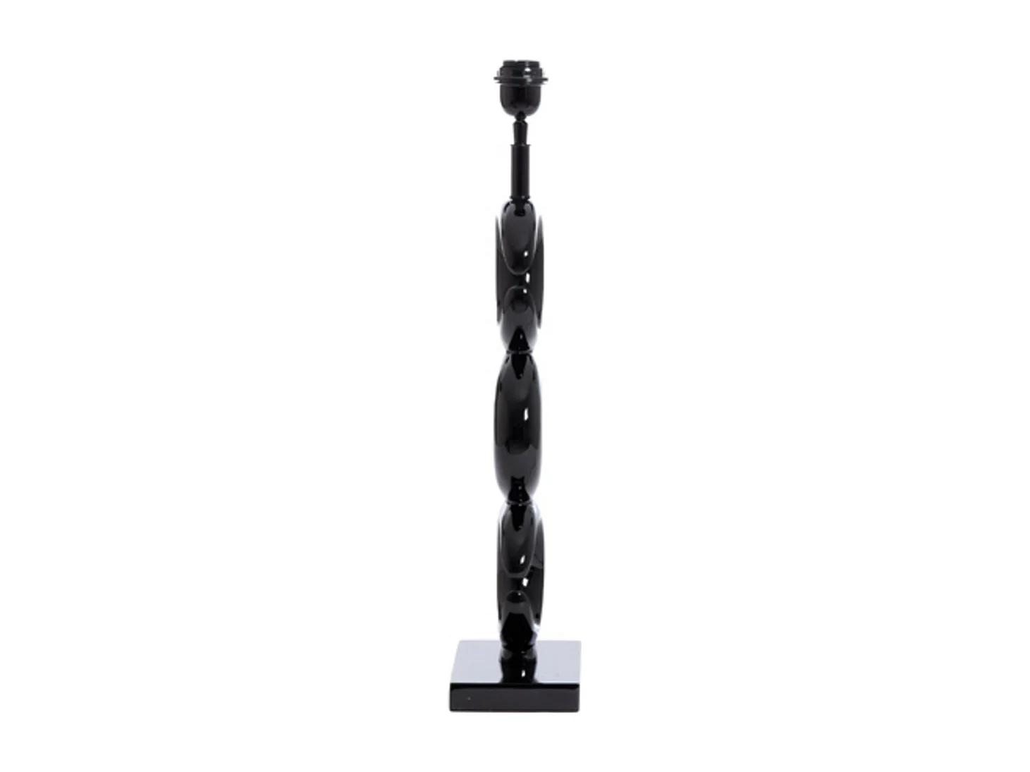 Pied de lampe MOON - 23x13x65cm - Noir
