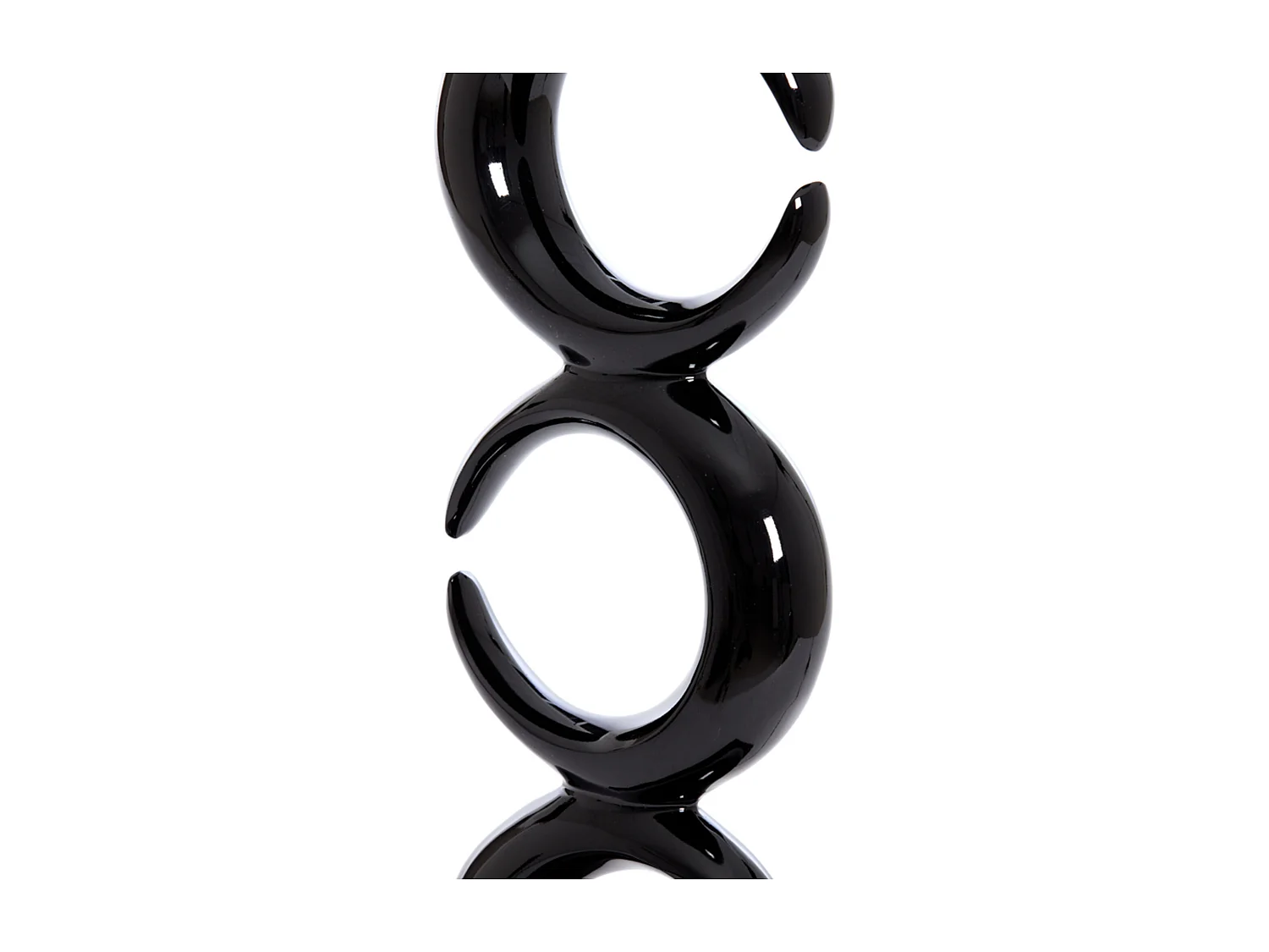 Pied de lampe MOON - 23x13x65cm - Noir