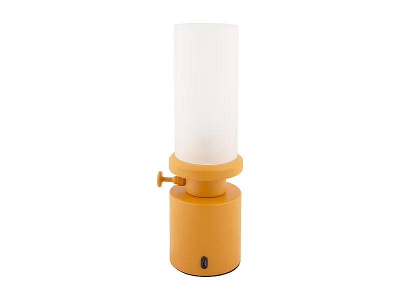 Lampe de table Camp LED - Jaune ocre