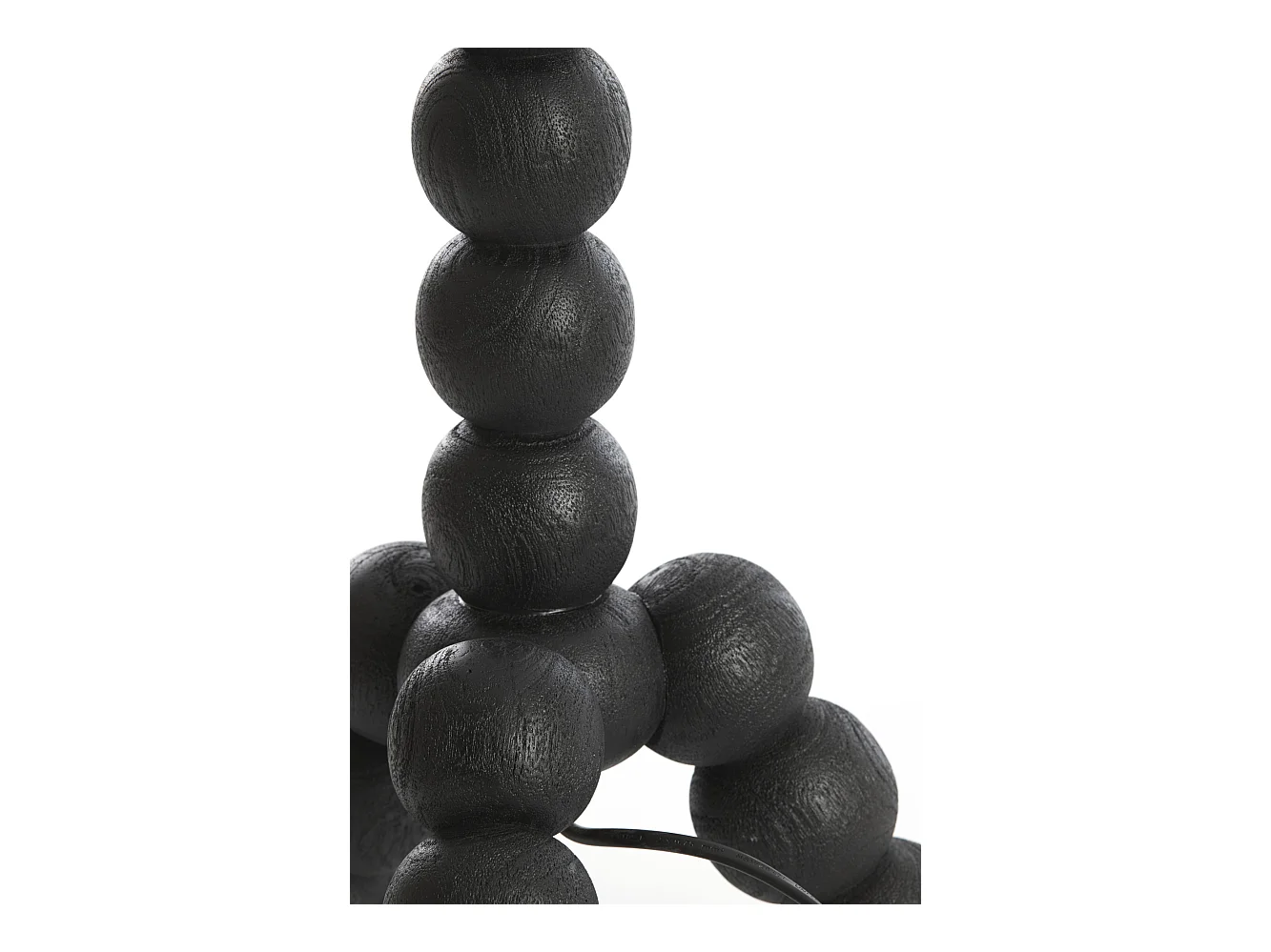 Pied de lampe VEGLIO - Ø20x50cm - Noir