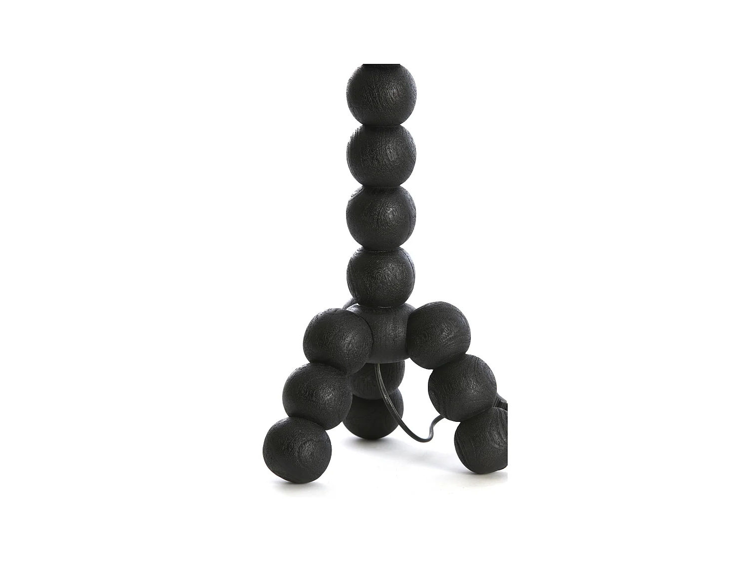 Pied de lampe VEGLIO - Ø20x50cm - Noir