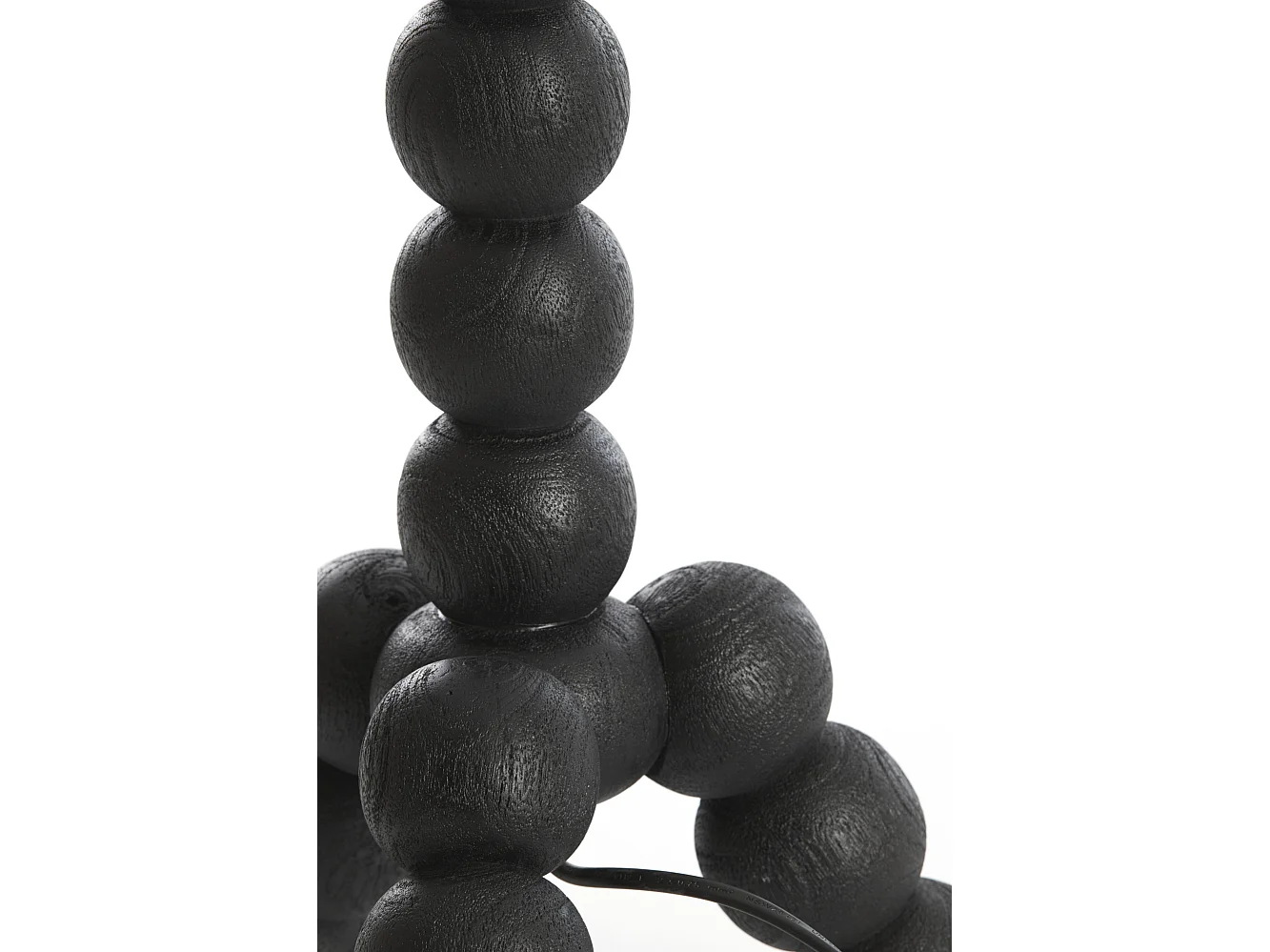 Pied de lampe VEGLIO - Ø20x50cm - Noir