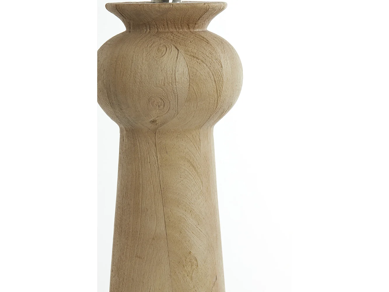 Pied de lampe BAGLIO - Ø17x35cm - Marron