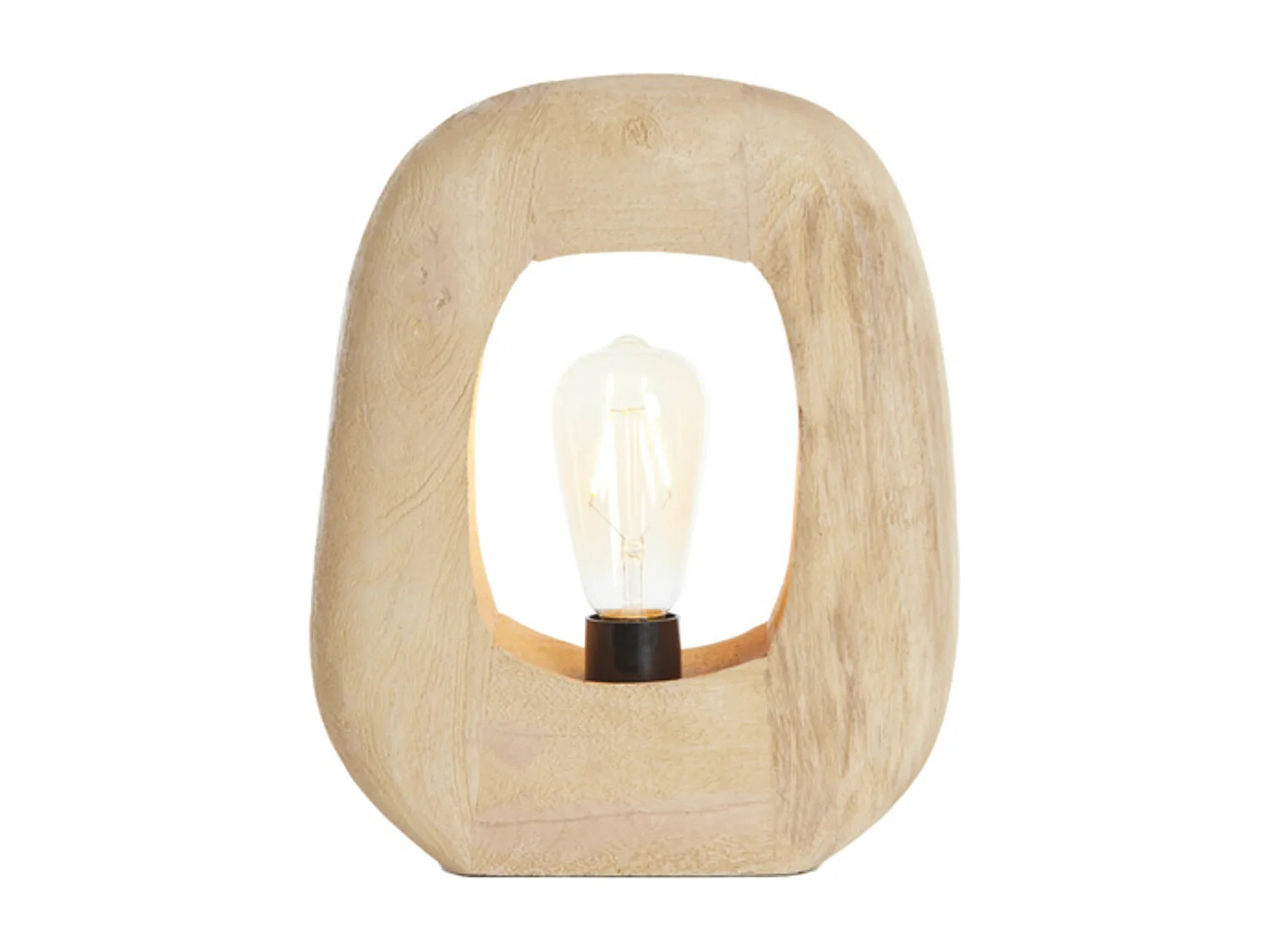 Tafellamp KELAFO - 24x8x30cm - Bruin