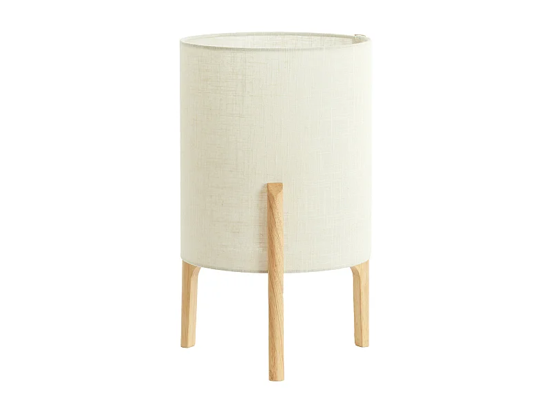 Tischlampe LITTO - Ø28x44cm - Braun