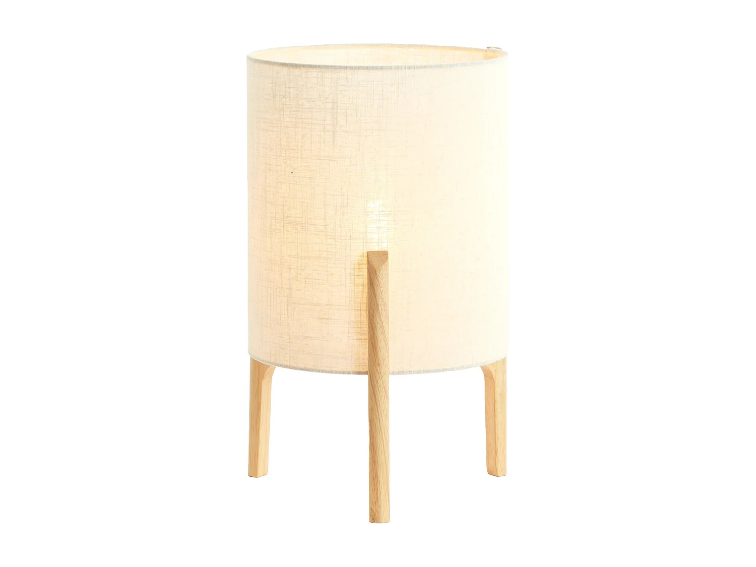 Lampe de table LITTO - Ø28x44cm - Marron