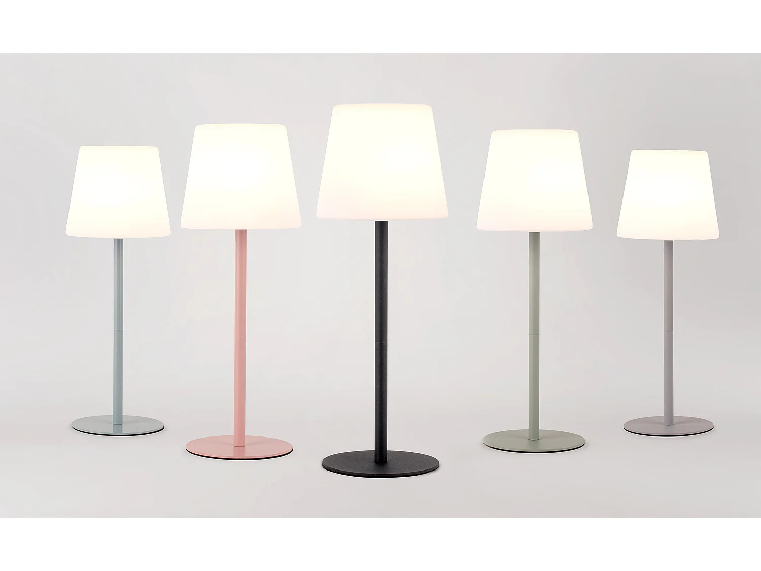 Lampe de table d'extérieur - Bleu doux