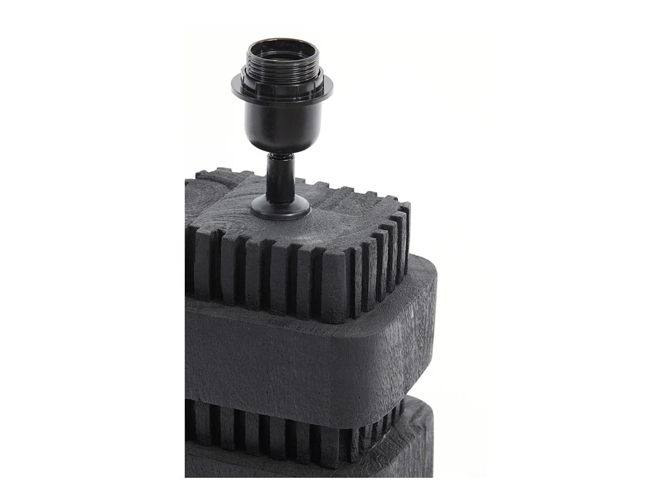 Pied de lampe SAKURA - 17x13x37cm - Noir