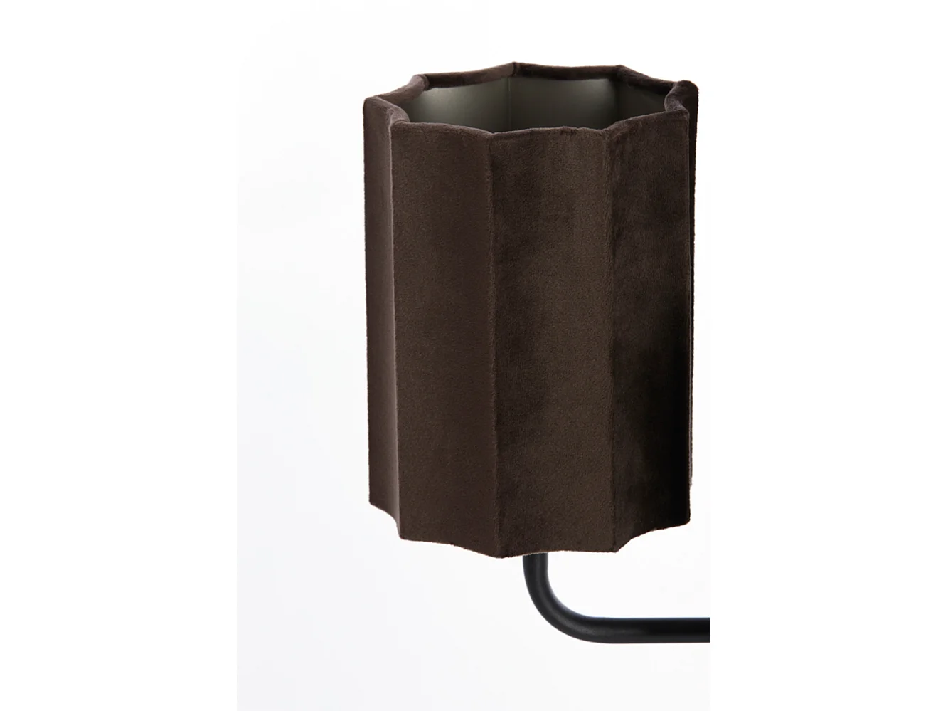 Lampe de table EDISA - Ø34x61cm - Marron