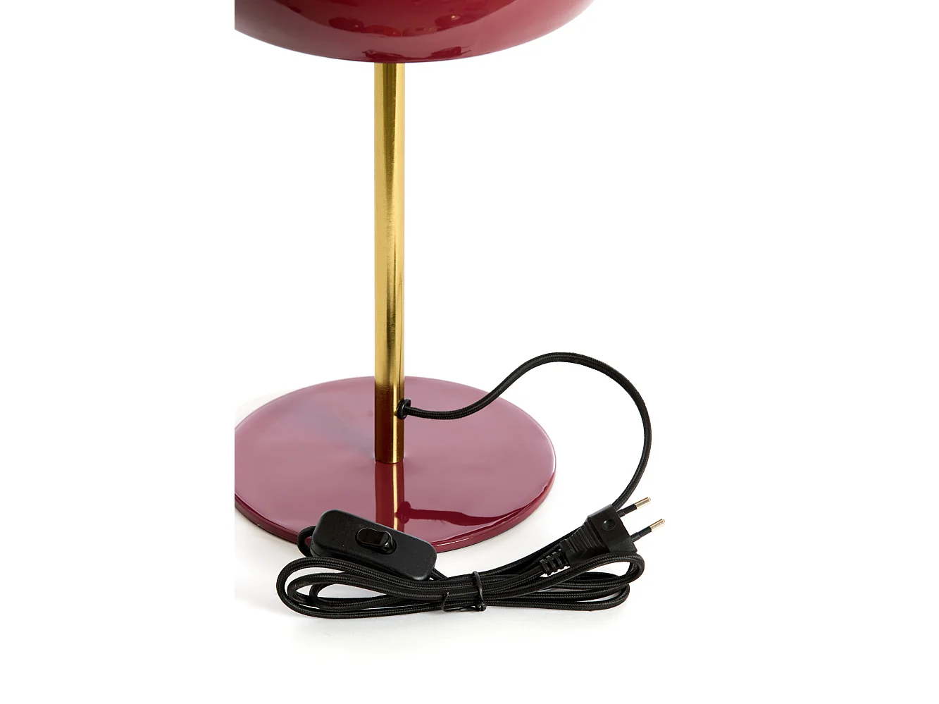 Lampe de table SURIN - Ø23x40cm - Rouge