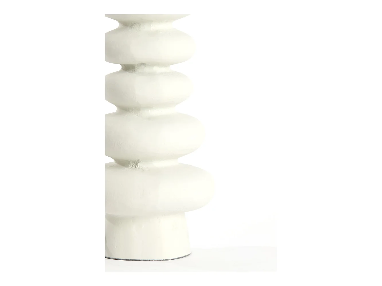 Pied de lampe OLONA - Ø16x35cm - Blanc