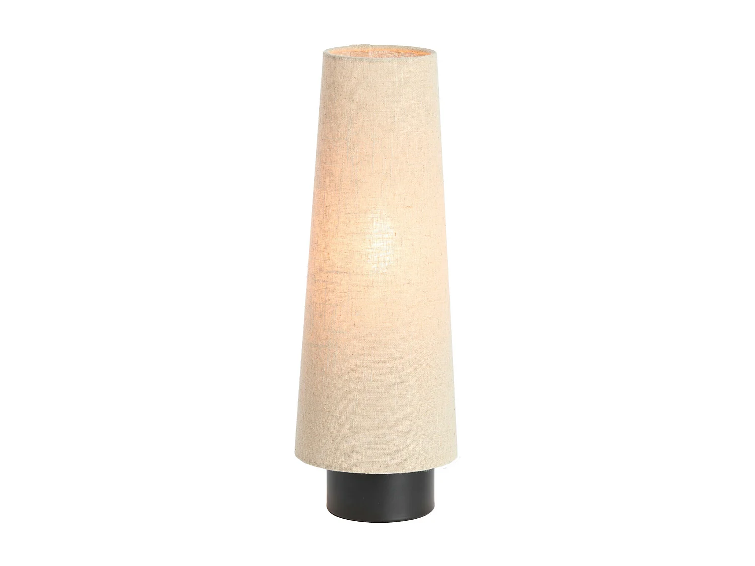 Lampe de table HOWIE - Ø15x42cm - Marron