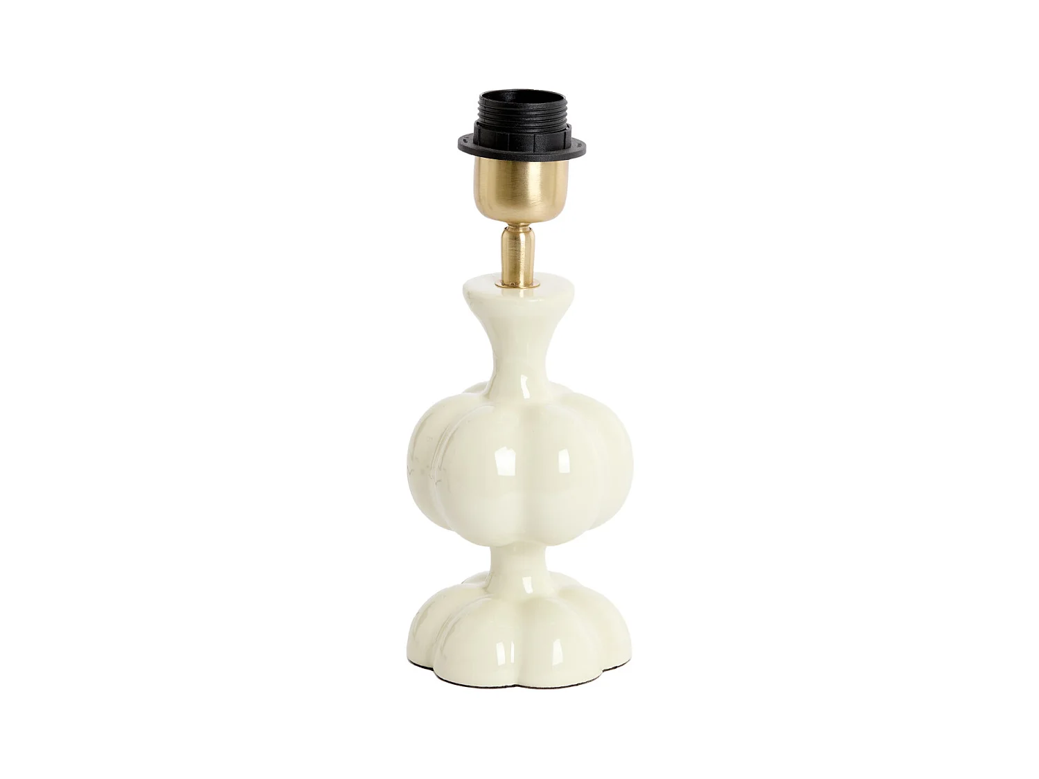 Pied de lampe CALDAS - Ø10x20cm - Blanc