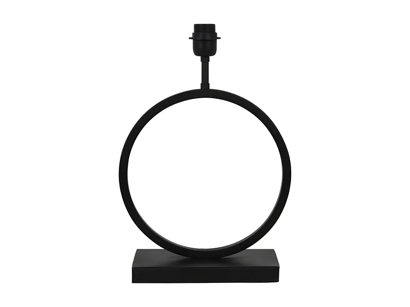 Pied de lampe LIVA - 30x12,5x42cm - Noir