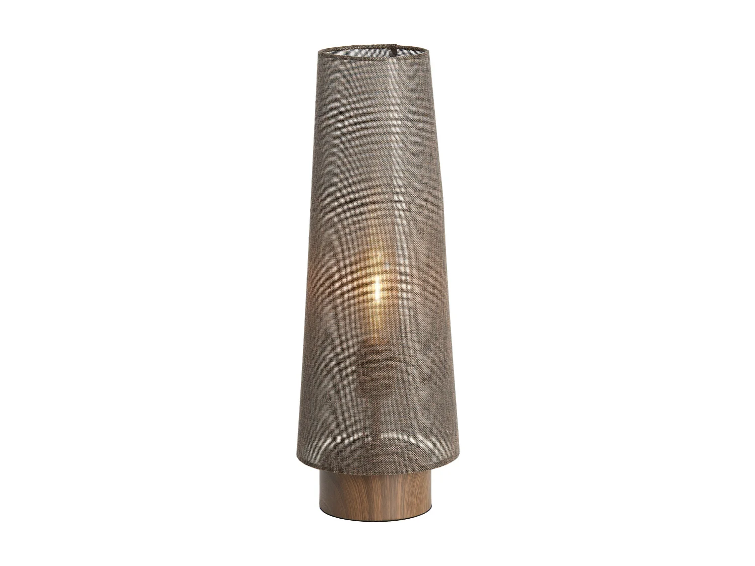 Lampe de table HOWIE - Ø19x52,5cm - Marron