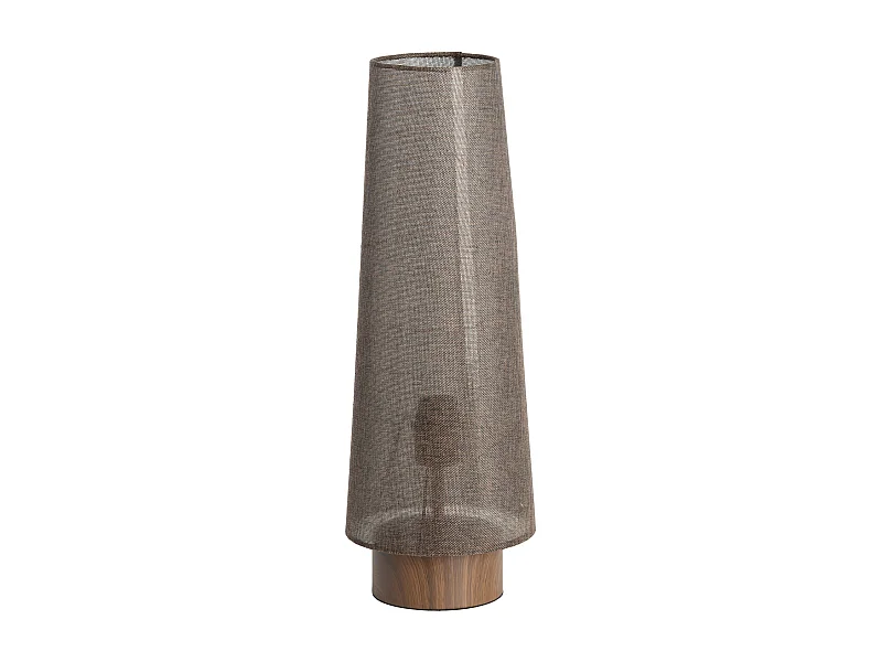 Lampe de table HOWIE - Ø19x52,5cm - Marron