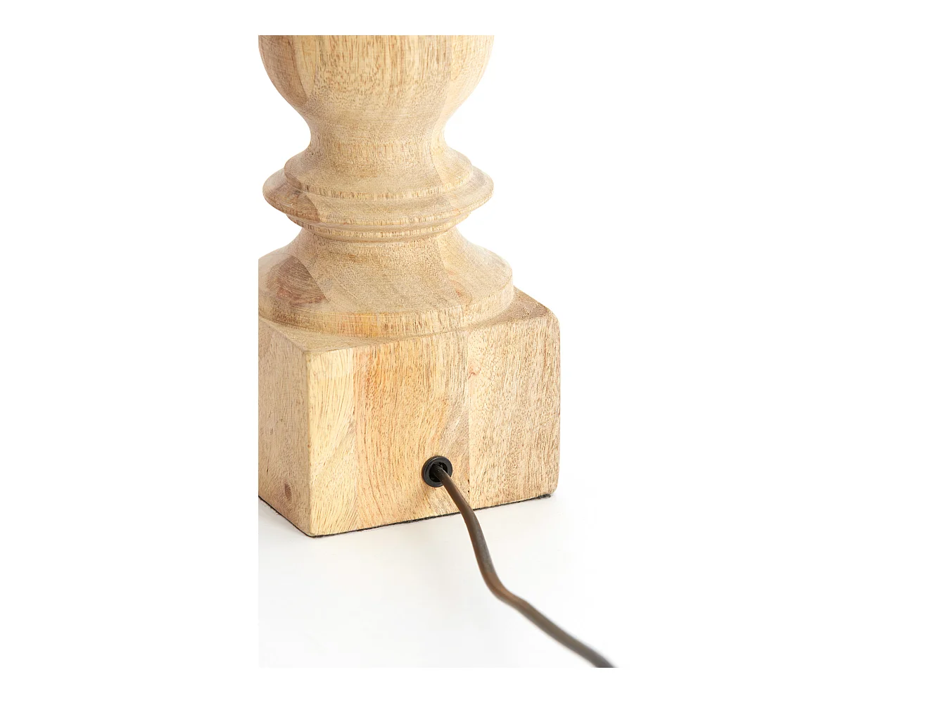 Pied de lampe CUMANI - Ø10x47cm - Marron