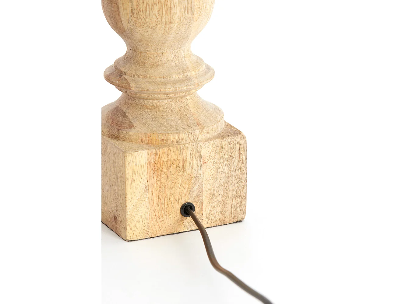 Pie de lámpara CUMANI - Ø10x47cm - Marrón