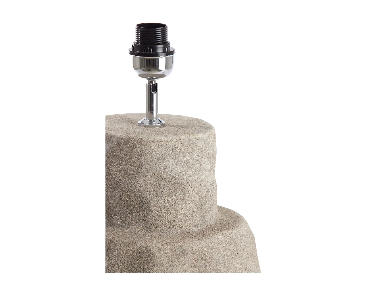 Lampensockel LEZAMA - Ø27,5x48cm - Grau