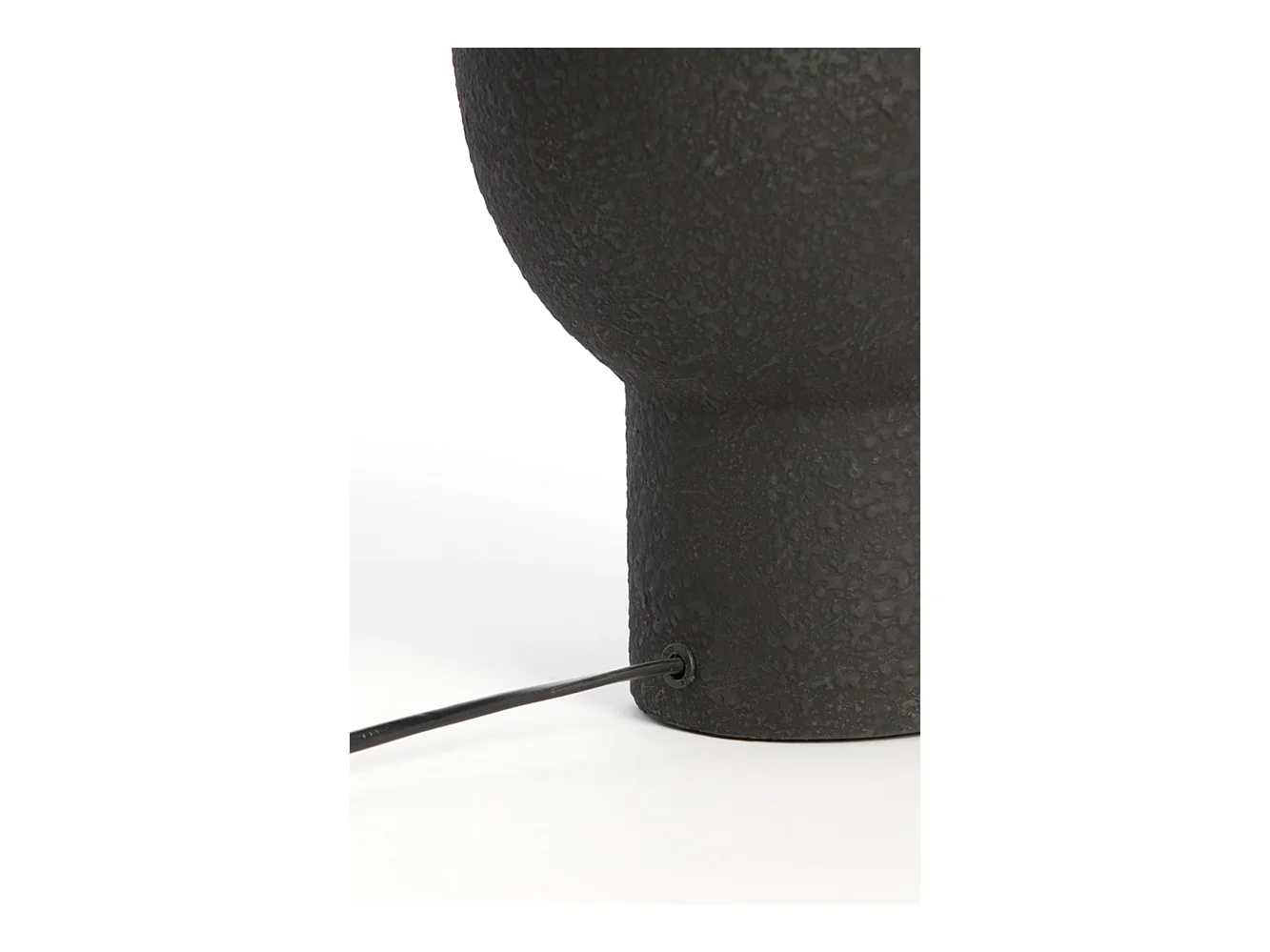 Lampe de table MONK - 18,5x17x30cm - Noir