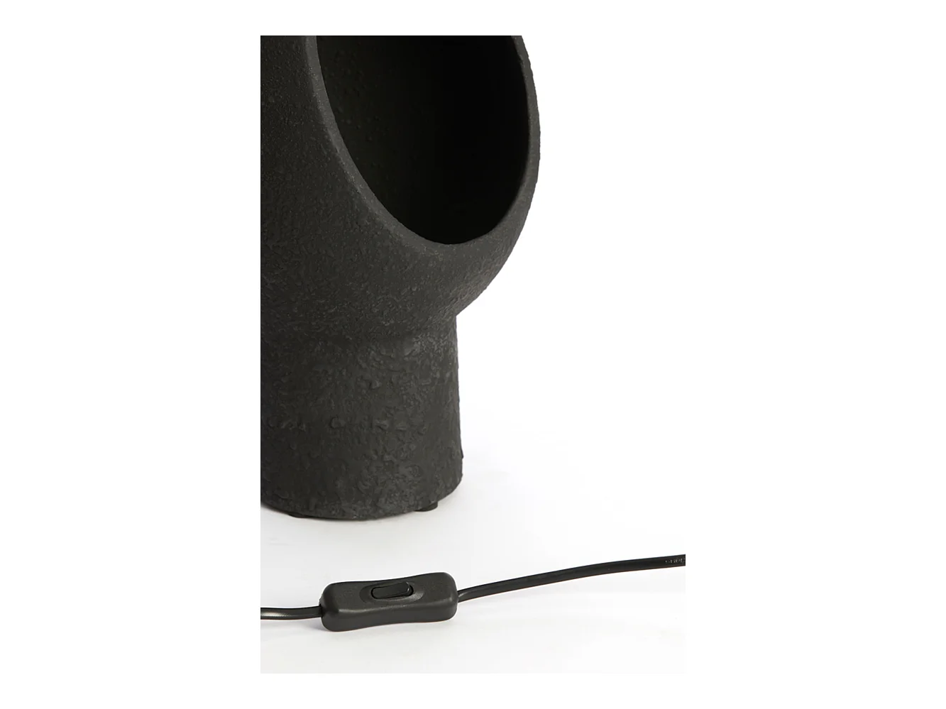 Lampe de table MONK - 18,5x17x30cm - Noir